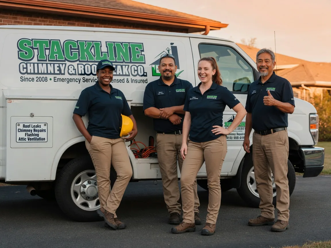 Chimney flashing repair company in Folsom, PA